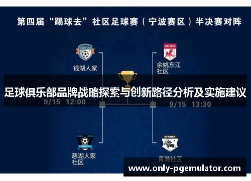 足球俱乐部品牌战略探索与创新路径分析及实施建议